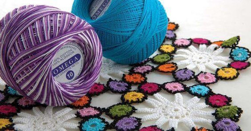 Hilo Crochet Omega No.10 Beige Claro #146 30g