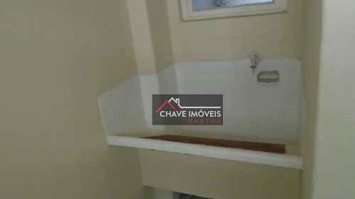 Apartamento Para Alugar, 130 M² Por R$ 4.000,00/mês - Boqueirão - Santos/sp - Ap1225