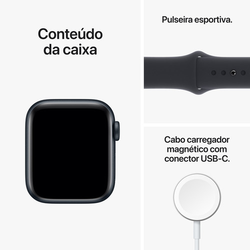 Apple Watch Se (2da Gen) (gps) Aluminio Medianoche De 40 Mm