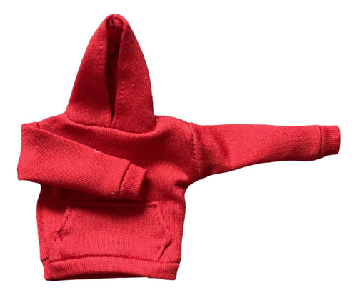 Sudadera Con Capucha De Tela En Miniatura A Escala 1/12 Para