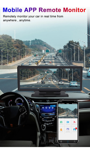 Ips 4g Android Dash Cam Gps Transmisión De Alta Definición