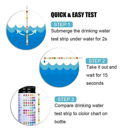 2×kit Prueba Agua Potable Prueba Calidad Del Agua Par