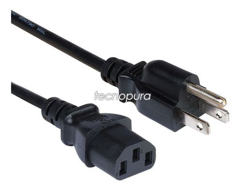 Cable De Poder Para Computador / Torre Pc / Cpu / Impresoras