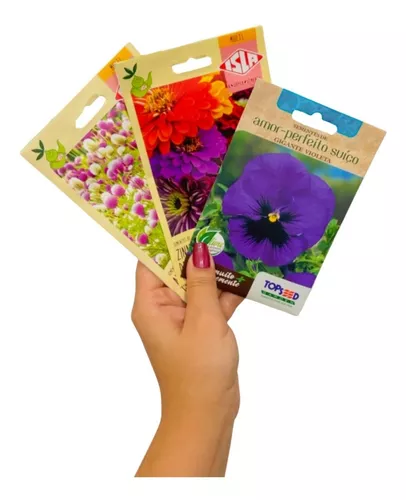 Sementes De Flores Comestíveis (10 Envelopes) Isla / Topseed