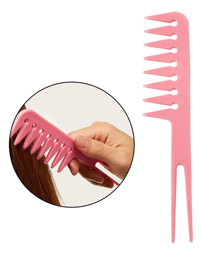 Fantail Compact Styling Pente De Dentes Largos Pente De