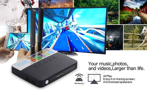Android Tv Box 7.1 Csa93 4k 3gb 32gb Octacore Canales Regalo