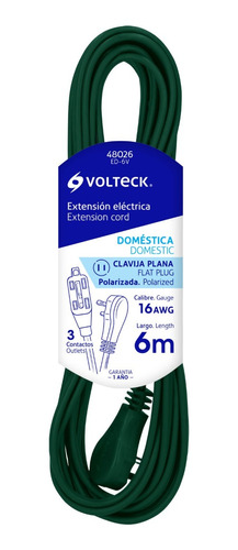 Extension Domestica Verde 6 Mt Voltech 48026