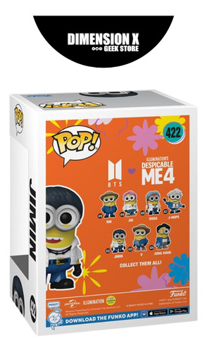Funko Pop Jimin #422 - Minions X Bts