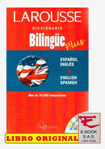 Diccionario Bilingüe Plus Español / Ingles+ Cd( Solo Nuevos)