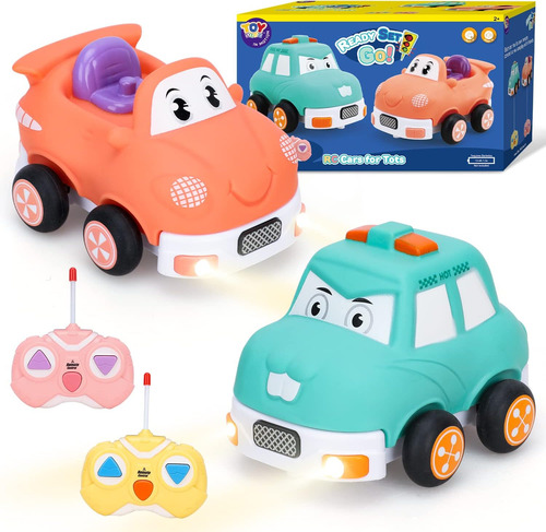 2 Pack Remote Control Cars For Toddlers Boys Girls 3-5 4-7 