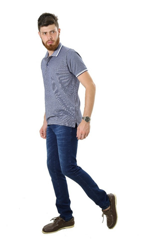 Imagem 2 de 6 de Calça Jeans Masculina Slim Megaflex