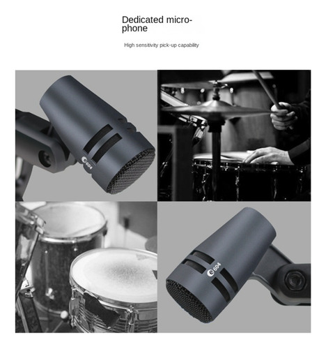 E604 Wired Dynamic Microphone Cardioid Instrument Drum Micro