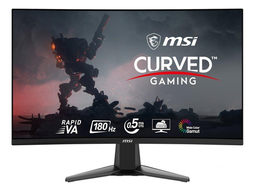 Monitor Msi Mag 27cq6f Curvo 27 Wqhd 180hz 0.5ms/ Boleta