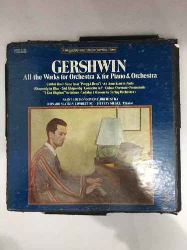 Lp Gershwin All The Works Of Orchestra & For Piano & Orchest