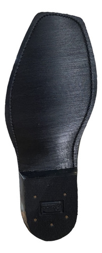 Bota Botín Jaca Original Con Estribo Biker Hombre 100% Piel