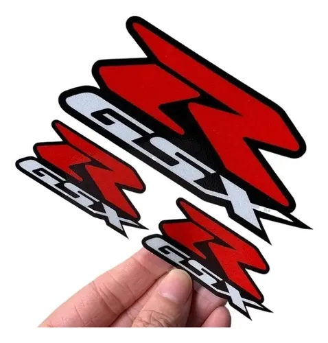 2 Adesivi Decals Per Moto Suzuki GSXR 600, 750, 1000 2 Adesivi Decals Per Moto Suzuki GSXR 600, 750, 1000