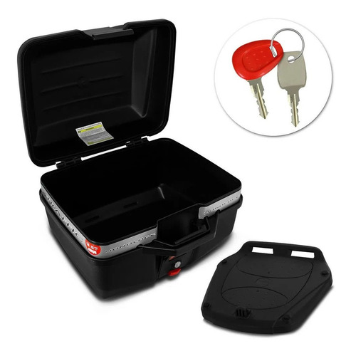 Imagem 4 de 4 de Baú Bauleto Universal 27 L Givi E27m Monolock Traffic