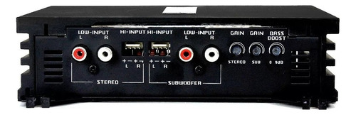 Módulo amplificador digital Falcon Hs 960 Dx 400w Rms, color negro