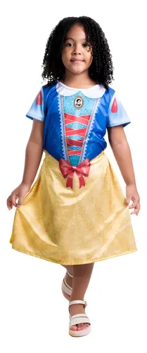 Fantasia Pop Branca De Neve Básica Nova Brink