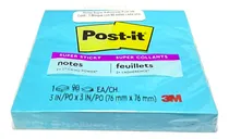 Comprar Notas Adhesivas 3m Post It 76x76mm Azul Claro Block 90 Hojas