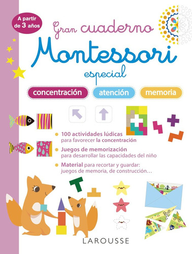 Libro Gran Cuaderno Montessori Especial Concentracion, At...