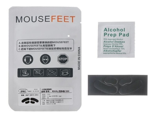 Glides Patitas Para Mouse Steelseries Rival 300 300s