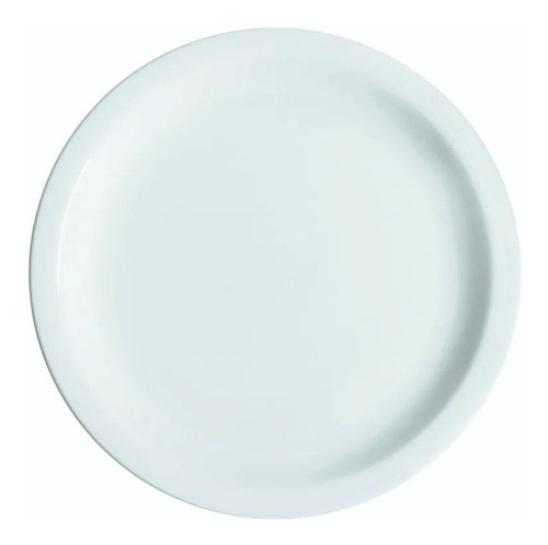 Imagem 2 de 8 de 12 Prato Sobremesa Lanche Iguaçu 19 Cm Porcelana Branca