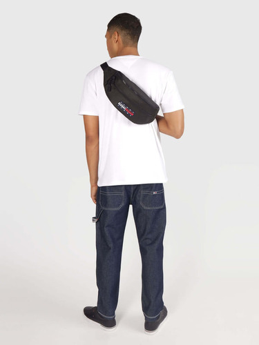Riñonera Con Diseño Color Block De Hombre Tommy Jeans Negro