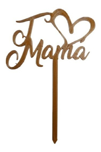 Cake Topper Dia De La Madre 3d X 10 Un