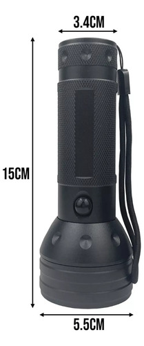 Linterna Ultravioleta 51 Led Uv Detectora Sustancias Lampara