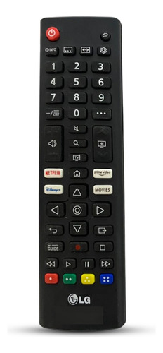 Control Remoto LG Smart Tv Con Tecla Disney 2021