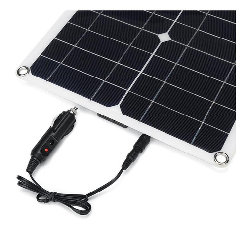 2pcs 10a 12v 24v Kit De Panel Solar Flexible Para Caravana,