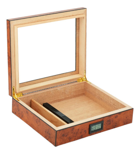 Umidificador De Cigarro De Madeira, Caixa De Armazenamento