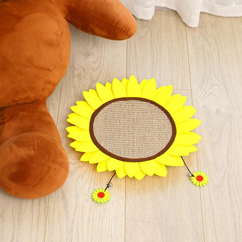 Rascador Para Gatos Con Forma De Girasol Colgante, Tablero