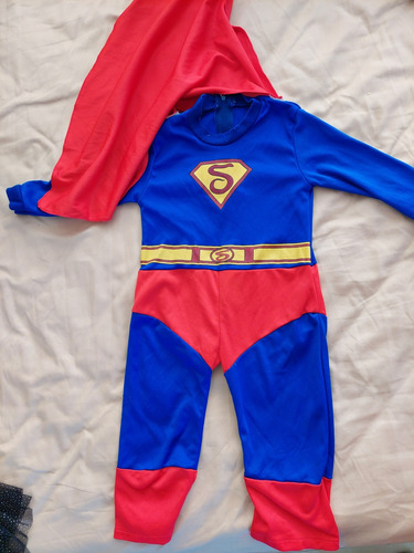 Disfraz Superman Carnavalito Bebe Talla 1 Año 