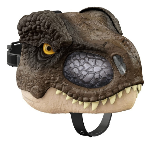 Máscara De Dinosaurio Jurásico Con Mandíbula Abierta, Textur
