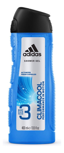Gel De Ducha, Champú 3 En 1, adidas Climacool, 400 Ml, Azul
