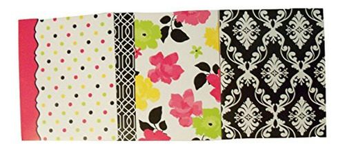 Set De 3 Carpetas   ~ Moda (puntos Multicolores, Flores Con 