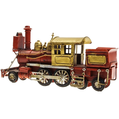 Miniatura Metal Retro Trem Maria Fumaça Locomotiva Vintage