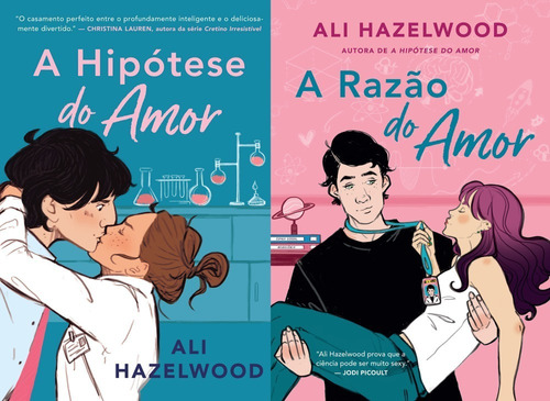 Kit Hipotese do Amor, de Ali Hazelwood. Editora Arqueiro, capa mole, edição 1 em português, 2022