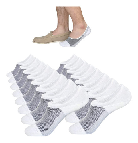 Calcetines Hombre, 8 Pares De No Show Deportivas Casual
