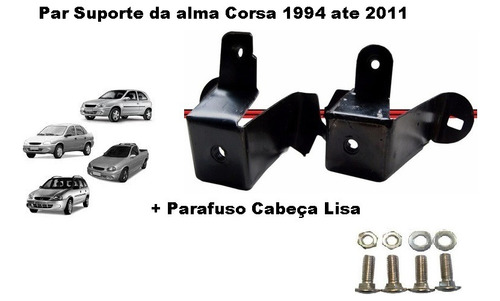 Par Suporte Dianteiro Alma Aco Corsa Wind Pick-up Todas