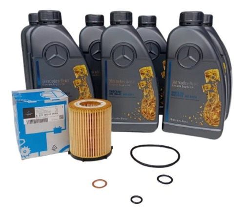Kit Troca De Óleo Do Motor E Filtro Glc300 M264