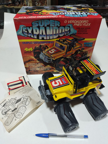 Brinquedo Antigo Jeep Super Expandor Glasslite (Usado)