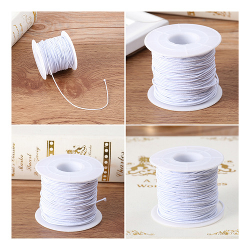 2 Rollos De Cordones Elásticos Para Pulsera, Cordones Elásti