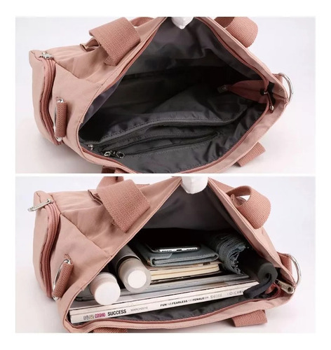 Bolso Impermeable Antirrobo Para Mujer, Elegante E Informal Color Gris