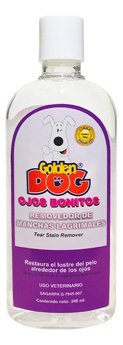 Golden Dog Ojos Bonitos 240 Ml Removedor Manchas Lagrimales 