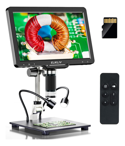 Microscopio Elikliv Edm501 Hdmi Con Pantalla Ips 10.1 - Micr