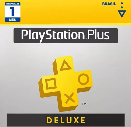 Gift Card Playstation Plus Deluxe 3 Meses Brasil - Código Digital