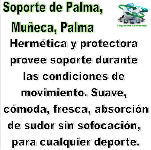 Set (4) Soporte Elástico Palma, Muñequera, Salud, Fitness